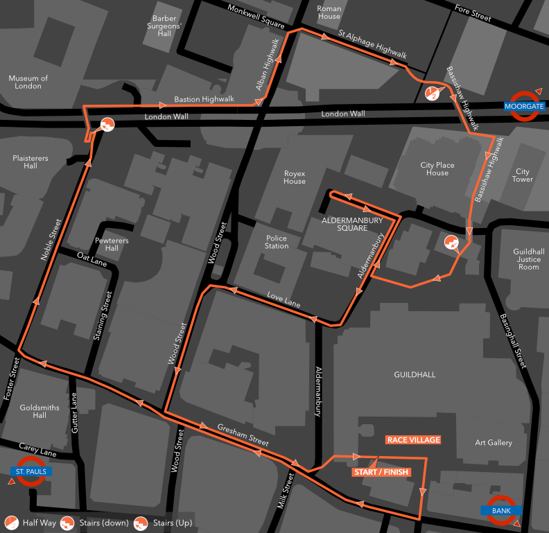 ロンドン Route Map